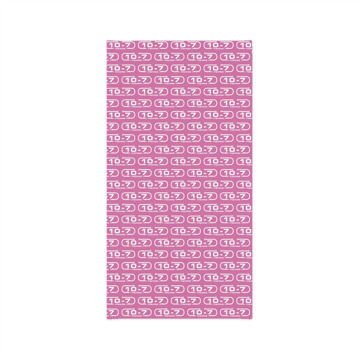 Pink with white logo Lightweight Neck Gaiter