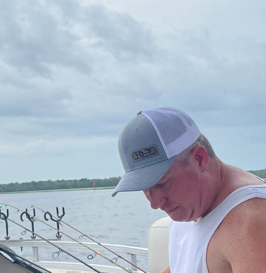 White and Grey Hat