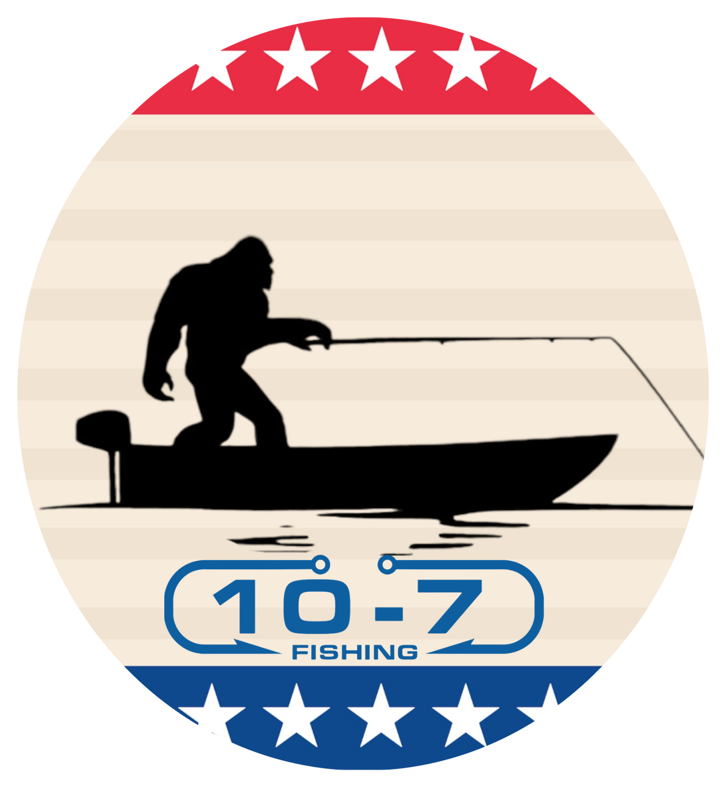 Sasquatch Patriot Sticker