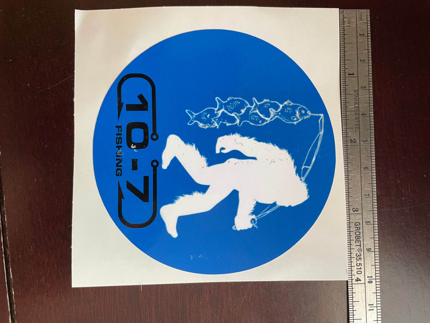 Sasquatch Angler decal