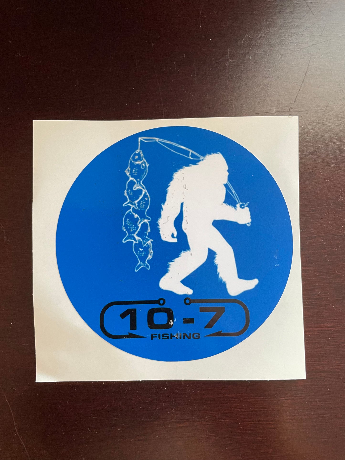 Sasquatch Angler decal